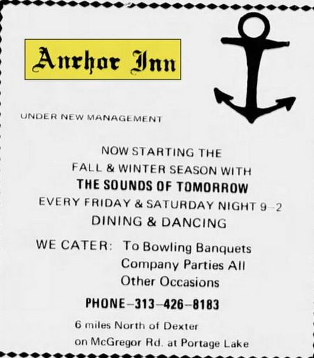 Anchor Inn - Sept 1968 Ad (newer photo)